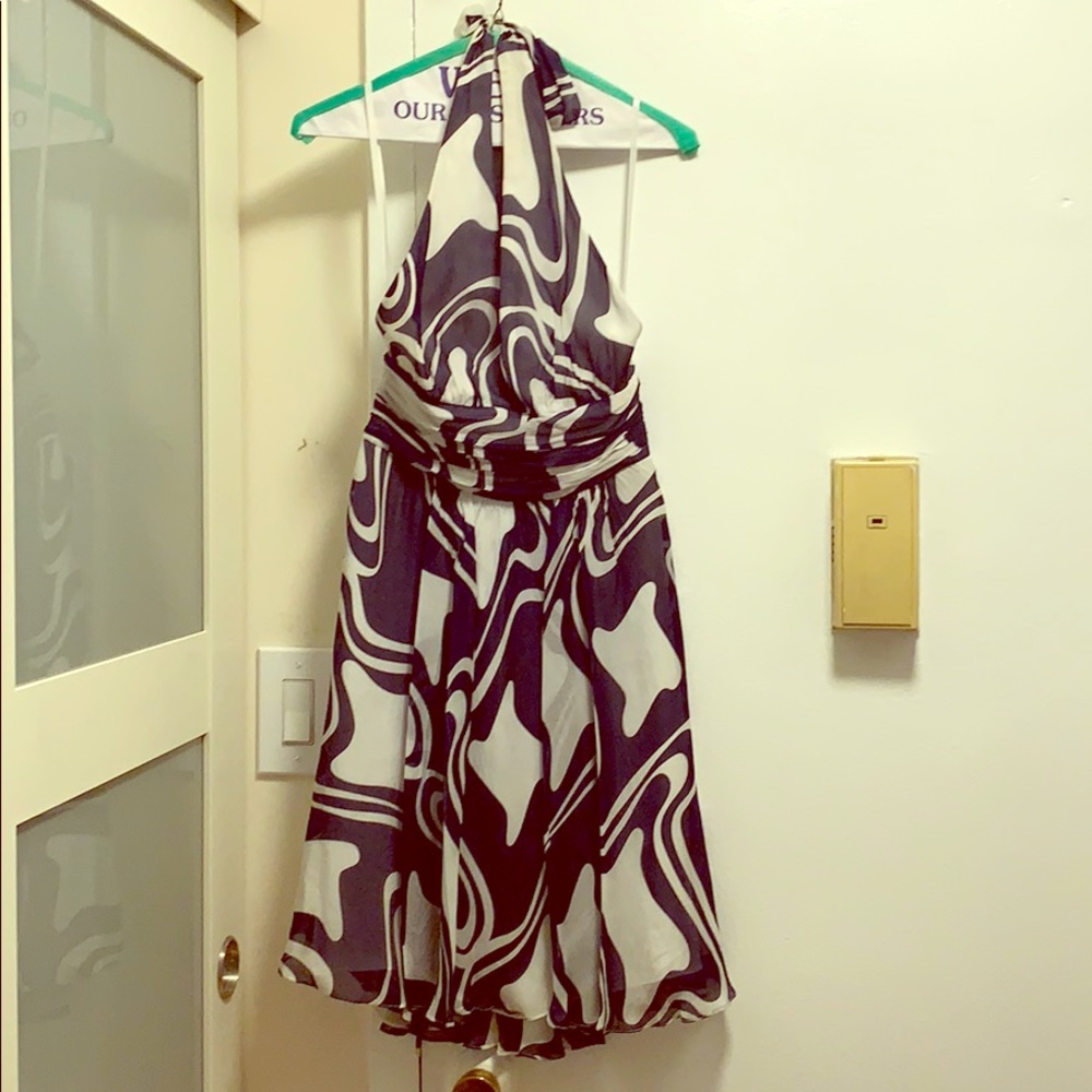 Milly halter backless dress